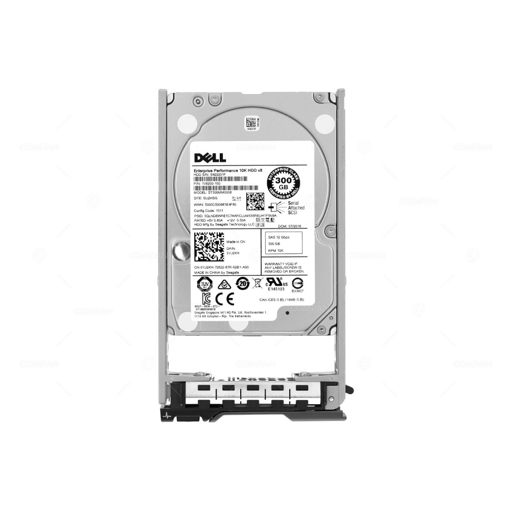 YJ2KH DELL HDD 300GB 10K SAS 12G 2.5" SFF HOT-SWAP